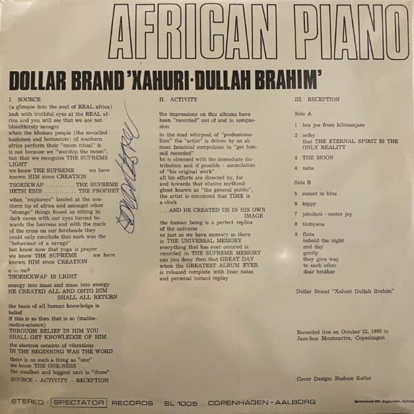 Dollar Brand – African Piano - Image 2