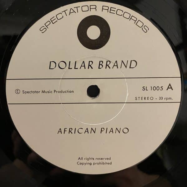 Dollar Brand – African Piano - Image 3