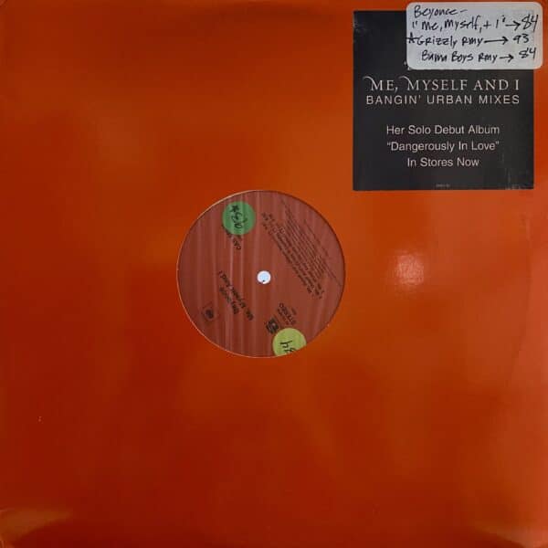Beyoncé – Me, Myself And I (Bangin' Urban Mixes) MAXI